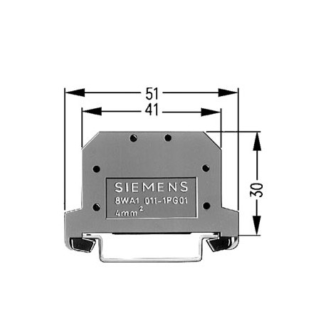 8WA1011-1PG00 BORNE DE CONEX POR TORNILLO VERDE-AMARILLO 7,2 TAMAÑO 4