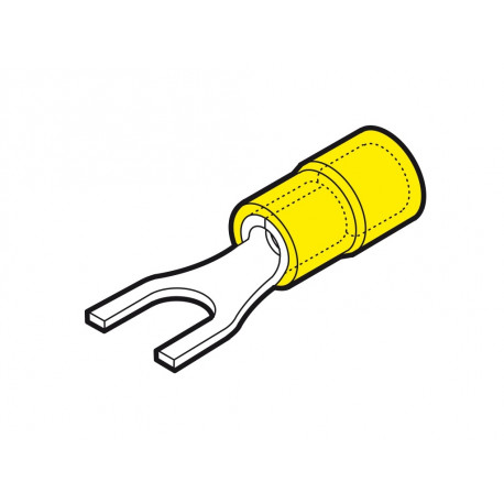 GF-U5 TERMINAL PREAISLADO AMARILLO 4-6MM