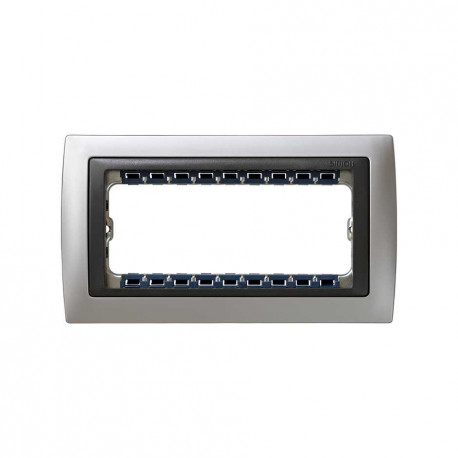 82854-33 Marco 5 m¢dulos Aluminio / Gra