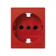 82041-57 Tapa Schuko Roja