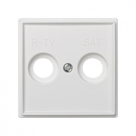 2705097-030 TAPA TOMA TV-SAT BLANCO S.27 S