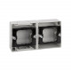 4400761-035 BASE CAJA ESTANCA GRIS 2 ELEME
