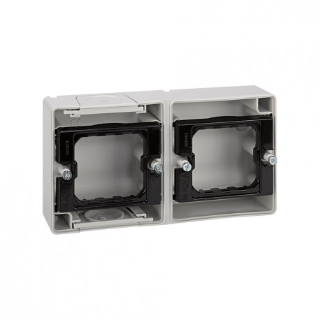 4400761-035 BASE CAJA ESTANCA GRIS 2 ELEME