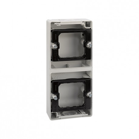 4400763-035 BASE CAJA ESTANCA GRIS 2 ELEME