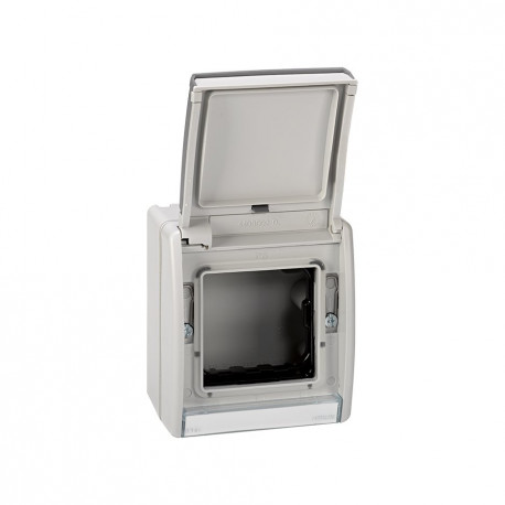 4490783-035 CAJA VACIA GRIS IP55 CON TAPA