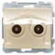 184935-A TOMA R-TVE/SAT UNICA BEIGE IRIS ESTANCA