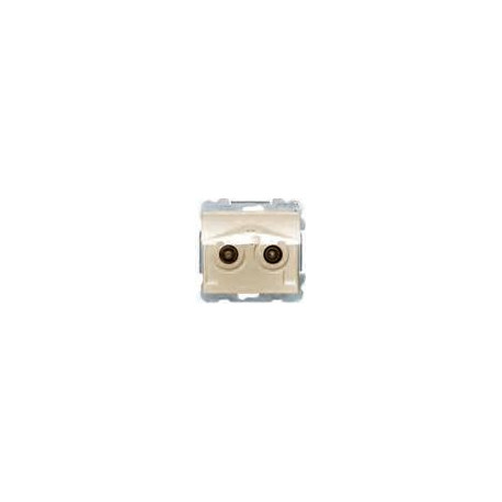 184935-A TOMA R-TVE/SAT UNICA BEIGE IRIS ESTANCA