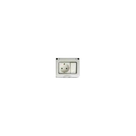 184624 BASE TT+INTE.CONMUTADOR BLANCO IRIS ESTANCA