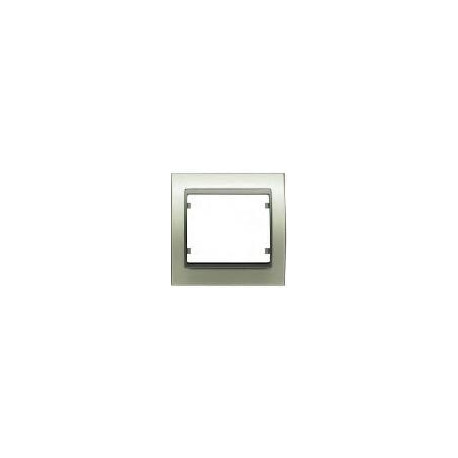 22001-BV MARCO 1 ELEMENTO METAL BEIGE VINILLA MEGA