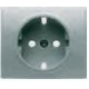 22723-AF TAPA BASE II+T SCHUKO ALUMINIO FUSION MEGA