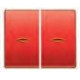22709-RBL TECLA DOBLE C/SEÑALIZADOR ROJO RACING MEGA