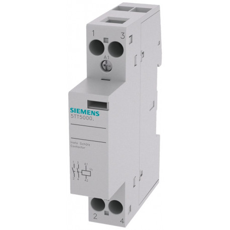 5TT5800-0 CONTACTOR 70MM 2NA 230V 20A 1MOD. S/MANDO MANUAL
