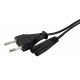 36.683/180/VDE CABLE CONEXION DOBLE AISLAMIENTO 1,8 MTS NEGRO