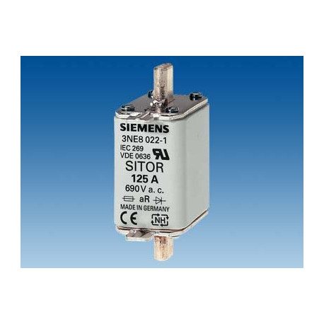 3NE1020-2 FUSIBLE SITOR CLASE SERVICIO GR 80A AC 690V