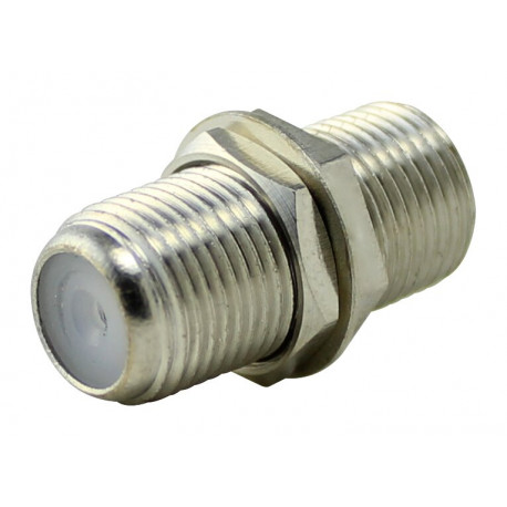 19.535 ADAPTADOR F DOBLE HEMBRA SAT ( CON TUERCA Y ARANDELEA)