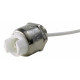 12.085 PORTALAMPARAS HALOGENO BOMBILLAS LINEALES CABLE SILICONA FIBRA DE VIDREO 15 CM