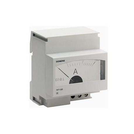 7KT1010 AMPERÍMETRO ANALÓGICO, 70mm, CONEXIÓN DIRECTA, 4MOD 25A