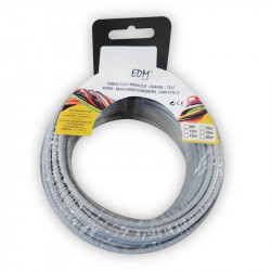 8425998284140 28414 CARRETE CABLECILLO FLEX. 1.5MM GRIS LH 15MTS