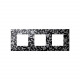 2700637-804 FUNDA 3 ELEMENTOS VINTAGE NEGR