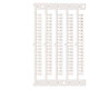 8WA8861-0AF PLAQUITAS NUMERACION DE 101 A 200 PRECIO POR UNIDAD EMBALAJE EN BOLSA DE 200 UDS