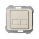 75589-61 TAPA INFORMATICA 2 CONECTORES