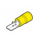 GF-M608 TERMINAL FASTON ENCHUFABLE MACHO AMARILLO 6,3 4-6mm
