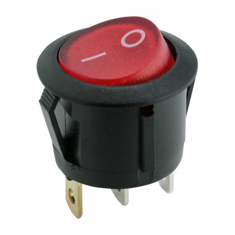 11.478.IL INTERRUPTOR BASCULANTE LUMINOSO ROJO