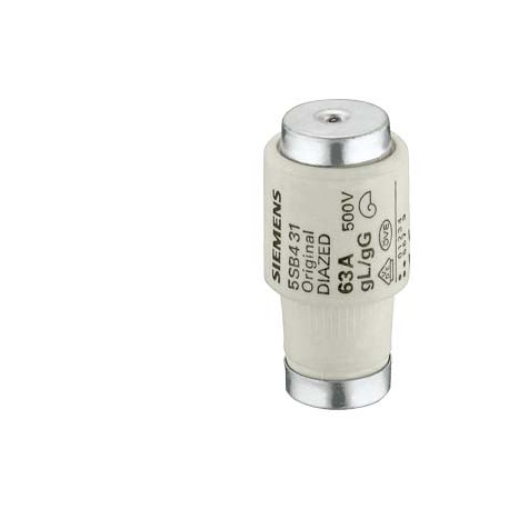5SB431 FUSIBLE DIAZED DIII 63A.