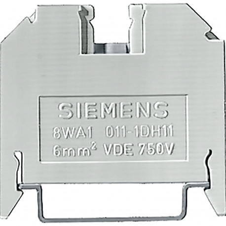 8WA1011-1DH11 BORNA UNIPOLAR 6MM BEIGE 800V.