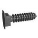 1253 TACO BRIDA A PRESION NEGRO 6MM