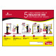 CRO-42P SEÑAL 5 REG ORO 420 X 297MM CRO-42P P730140