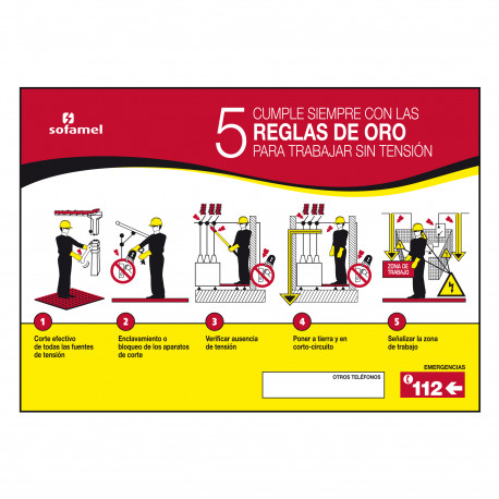 CRO-42P SEÑAL 5 REG ORO 420 X 297MM CRO-42P P730140