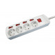 36.188 BASE 4 TOMAS C/INTERRUPTOR INDEPENDIENTE 1,5 MTS CABLE