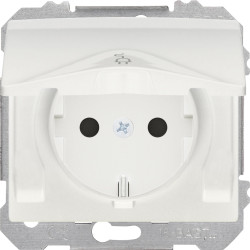 185024 BASE ENCHUFE 2P+T CON SEGURIDAD