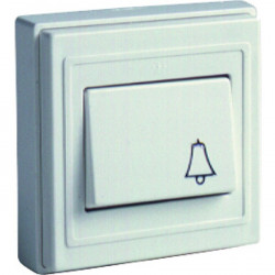01603 PULSADOR CAMPANA SUPERFICIE SERIE 1600