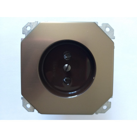 214355 ENCHUFE BRONCE