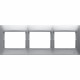 21213-PL MARCO 3 HOR PLATA+EMB INT+SIN BAS