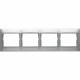 21214-PL MARCO 4 HOR PLATA+EMB INT+SIN BAS
