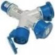 016003 ADAPTADOR MULTIPLE 3 TOMAS BAJA TENSION 3P+T 16A