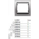 22004-AGC MARCO 4 ELEMENTOS HORIZONTAL METAL COSSO ALUMINIO MEGA
