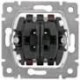 HC4027 CONMUTADOR PERSIANAS DOBLE 1-0-2 1P 16A 250V METALIZADO CLARO AXOLUTE