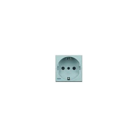HC4141 BASE SCHUKO 2P+T 16A 250V METALIZADO CLARO AXOLUTE