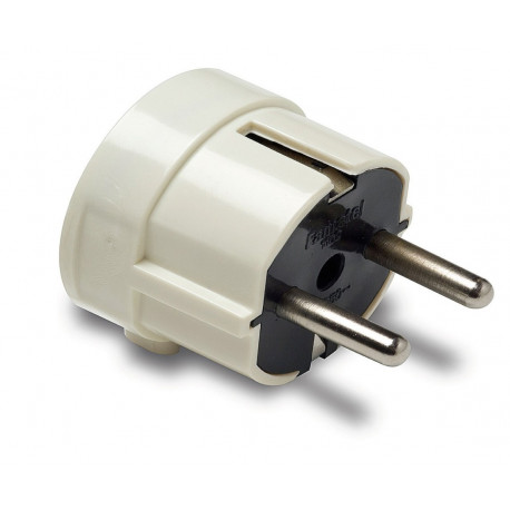 1102 CLAVIJA TT LATERAL 16A 250V BLANCO
