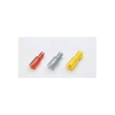 EFCC-15040 CONECTOR CILINDRO AISLADO 1,5mm ROJO
