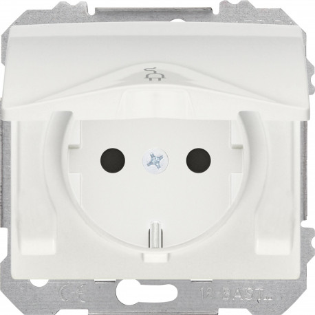 185024-A BASE ENCHUFE 2P+T CON SEGURIDAD