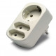 1304 ADAPTADOR TRIPLE 1 CTTL Y 2 SENCILLOS