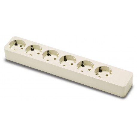 2507 BASE 6 TOMAS 16A 250V  ALARGADA