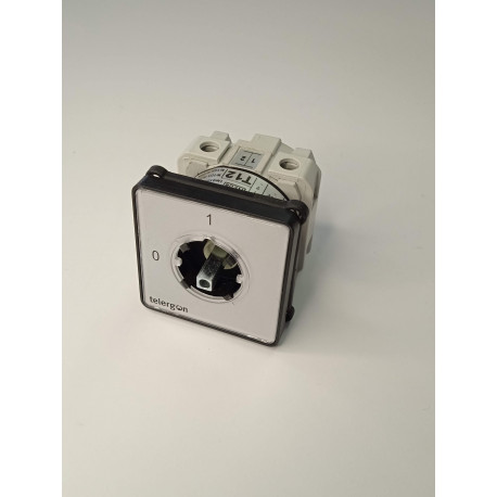 TELT010E12AM INTERRUPTOR DE PAQUETE 12A 1P 0-1