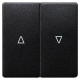 5TG6234 I-SYS,TECLA DOBLE PERSIANA,CARBONO METAL