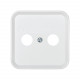 31097-60 PLACA TOMA R-TV-SAT BLANCO
